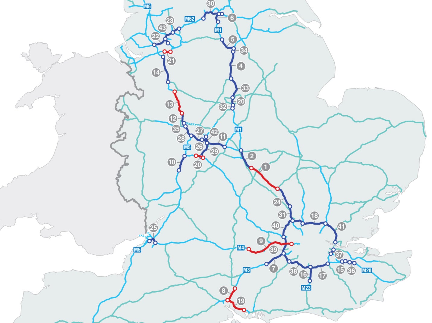 Uk Motorway Map Sell Cheap | www.micoope.com.gt