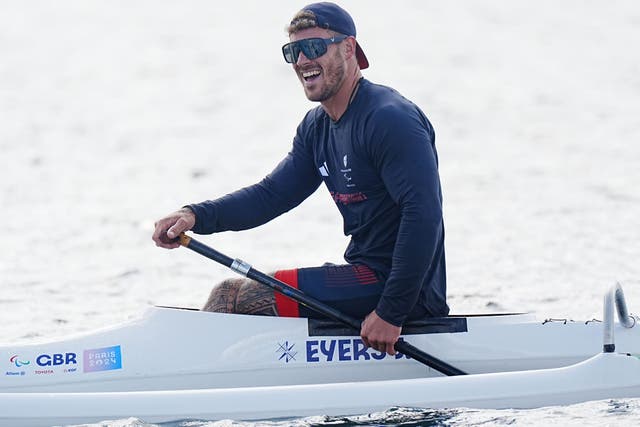 Great Britain’s Jack Eyers won silver in Paris (Adam Davy/PA)