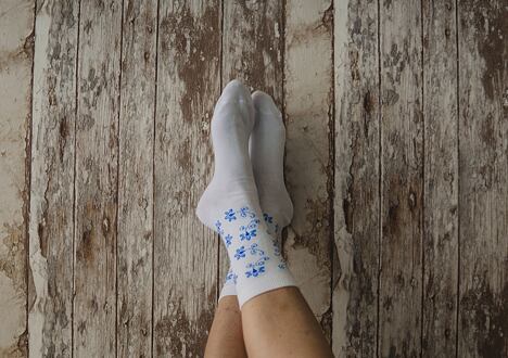 Natural socks for spring and summer