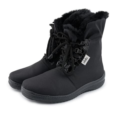 Women’s Lace Up Snow Boots Black