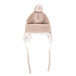 Kids’ Woolly Hat with Bobble Beige