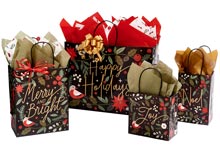 Nashville Wraps Holiday Botanicals Gift Bags