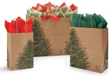 Nashville Wraps Evergreen Christmas Gift Bags