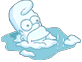 Homer Snowman Melting.png