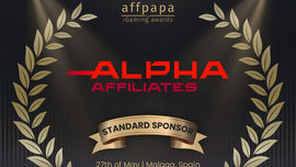 Alpha Affiliates named Standard Sponsor for AffPapa iGaming Awards 2024