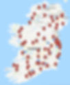 Map of GA meetings in Ireland