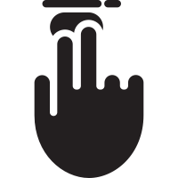 two finger tap Icon 1164688