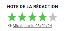 4 out of 5 stars