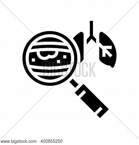 Pulmonary Vascular Disease Glyph Icon Vector. Pulmonary Vascular Disease Sign. Isolated Contour Symb