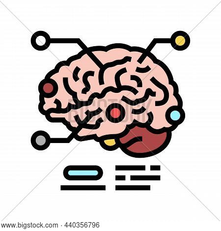 Neurotraumatology Health Research Color Icon Vector. Neurotraumatology Health Research Sign. Isolate