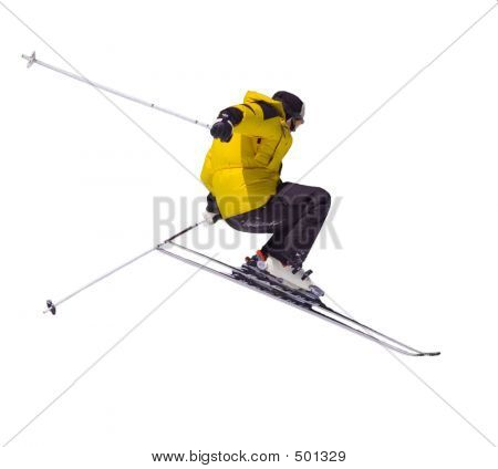 Skier Jumping