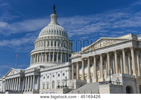 United States Capitol Building east facade - Washington DC United States