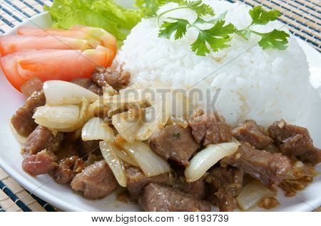 Vietnamese Food, Bo Luc Lac, Beef