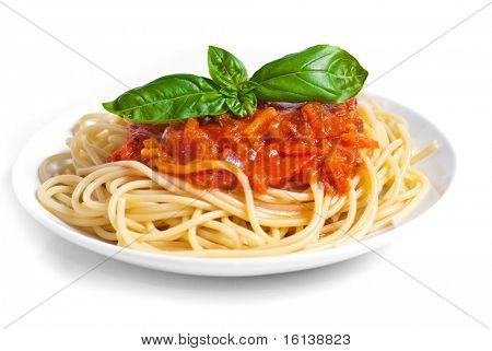 Spaghetti whit tomatensaus