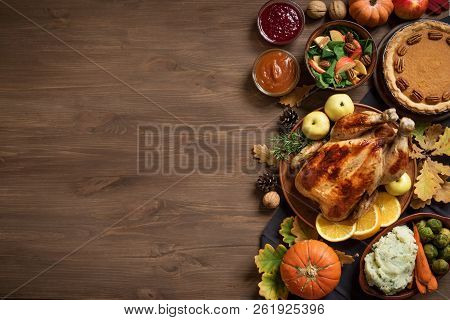 Thanksgiving Dinner Background