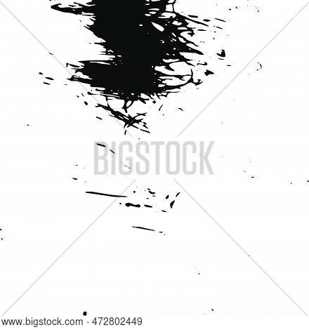 Rustic Grunge Vector Texture With Grain And Stains. Abstract Noise Background. Weathered Surface.