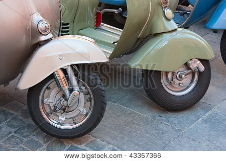 Vintage Scooter wielen