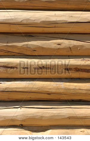 Log Home Wall Detail