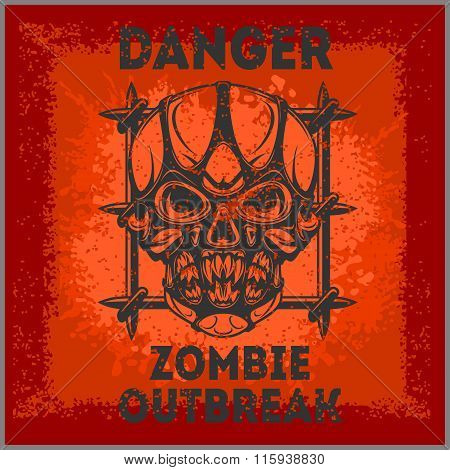 Poster Zombie Outbreak.