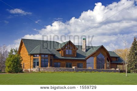 Modern Executive Log Home Ii