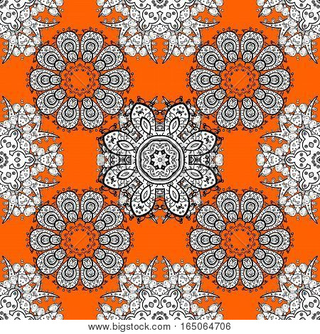 Mandalas Background. Vector Illustration Texture. Colorful Elements.