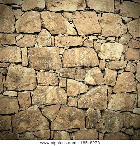 Background of stone wall texture