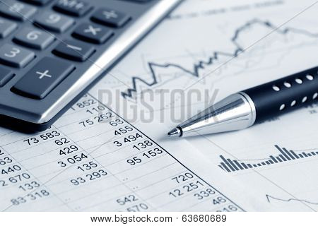 Financial accounting stock market graphs analysis 