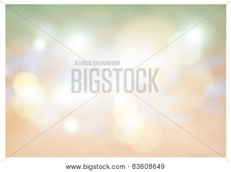 Vector Illustration Of Soft Colored Abstract Blurred Light Background Layout Design , Can Be Use For