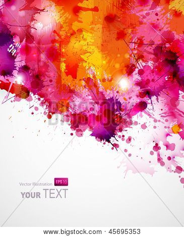 Abstract artistic Background of bright colors