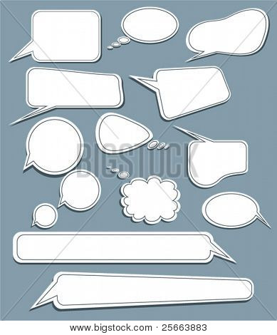 set of speech and thought vector elements