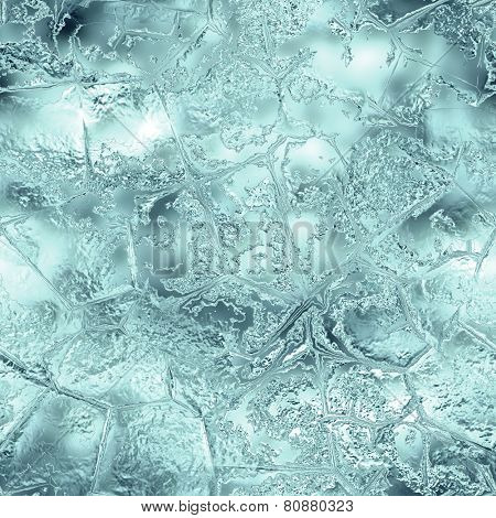 Frozen Ice Seamless and Tileable Background Texture