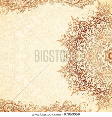 Vintage vector hand-drawn background.