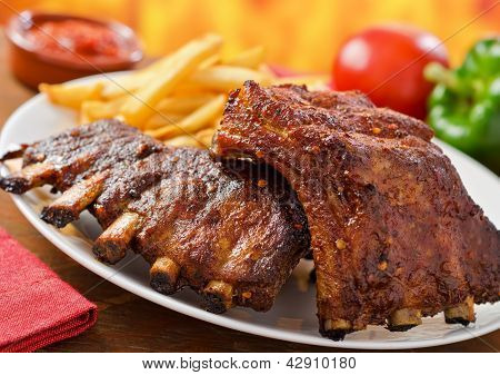 Varkensvlees Baby Back Ribs