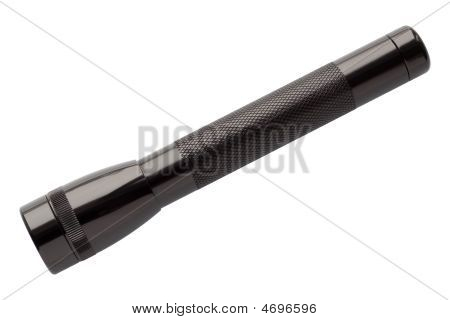 Black Steel Flashlight