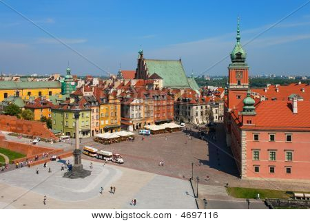 Castle Square In Warsaw