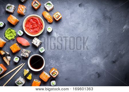 Japanese Sushi Background