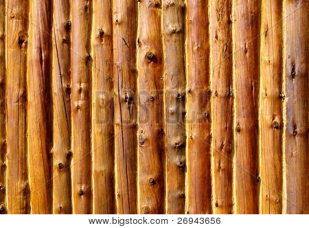 Log cabin wall - background