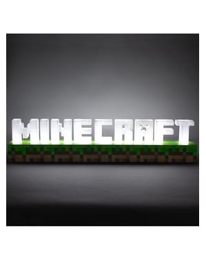 Lámpara Minecraft Logo