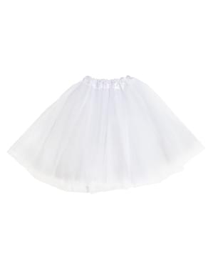 Tutu branco para mulher