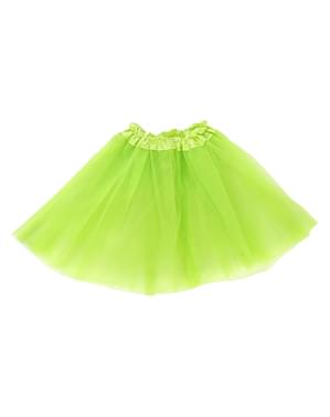 Tutu verde para mulher