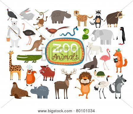 Vector Zoo Animals