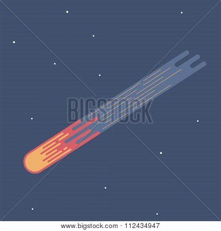 Comet vector illustration