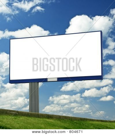 blank billboard, just add your text