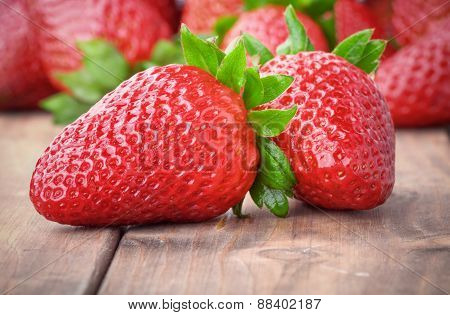 Strawberries Closeup