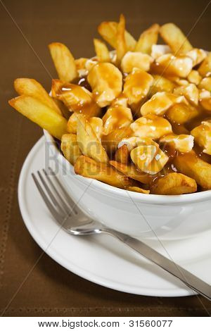 Poutine maaltijd