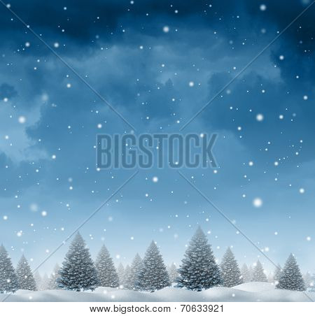 Winter Snow Background