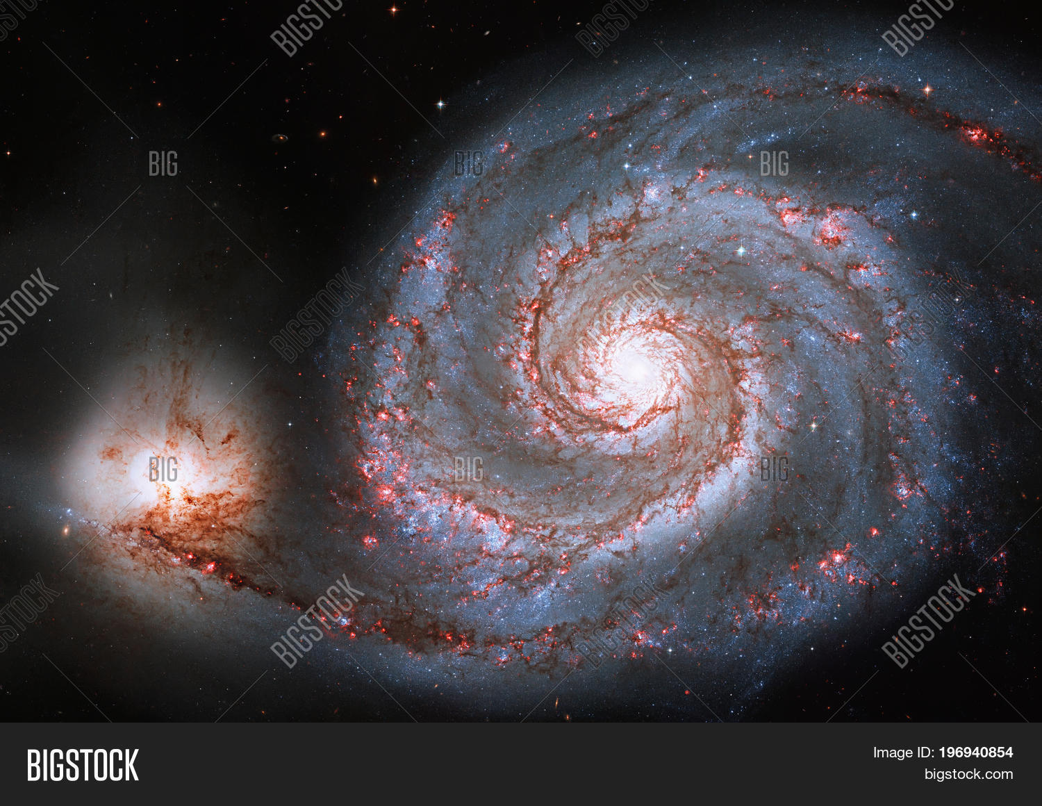 Whirlpool Galaxy. Image & Photo (Free Trial) | Bigstock