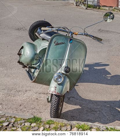 Old Italian Scooter Vespa