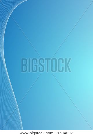 Curvy Blue Background