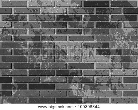 Grey brick wall